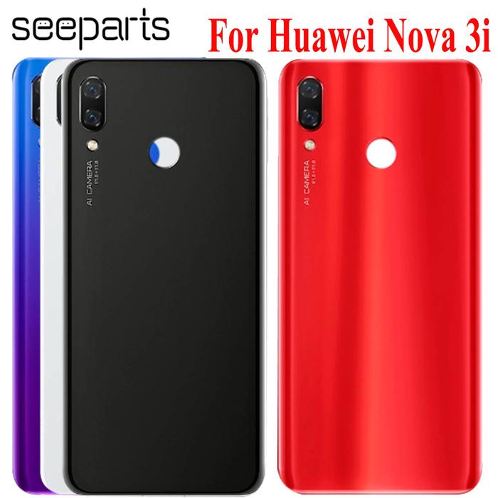 For Huawei Nova 3I Battery Cover Back Glass Nova 3i INE-LX1 Rear