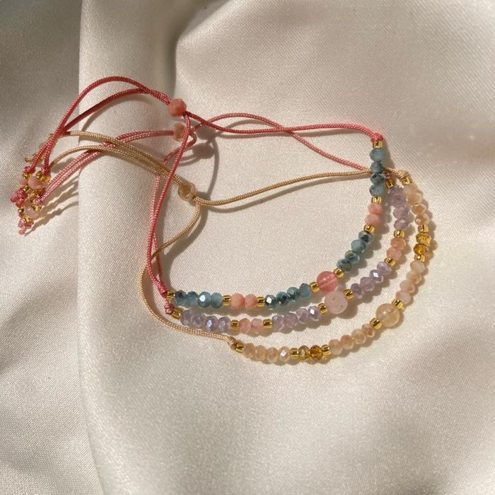 LUDIC. OLWEN gelang manik serut aesthetic