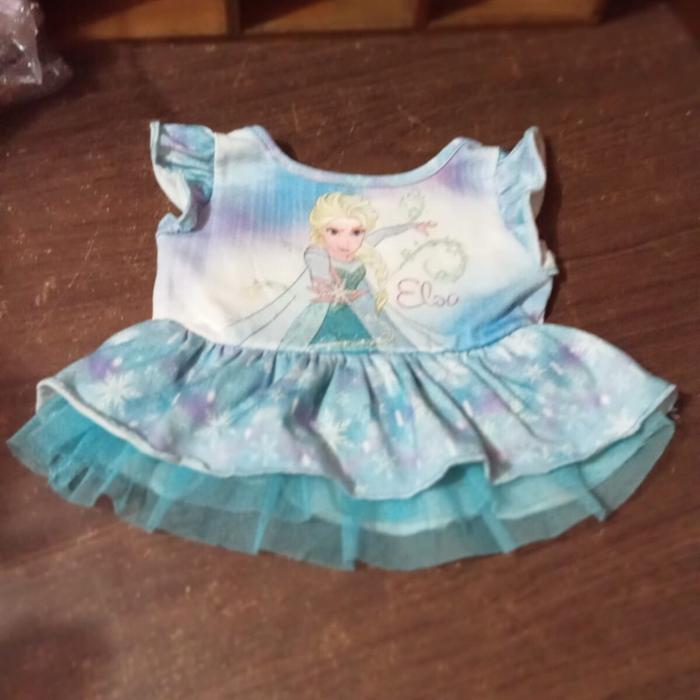 Baju Dress Princess Elsa Boneka Build a Bear