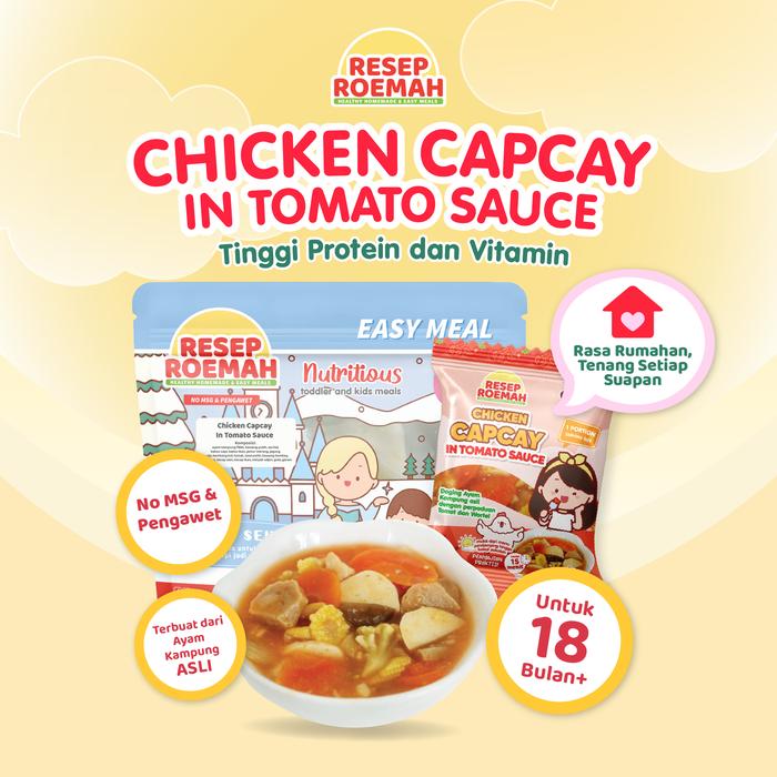 Resep Roemah Chicken Capcay in Tomato Sauce / Capcay Ayam Saus Merah / KIDS / Kids Healthy Frozen Fo