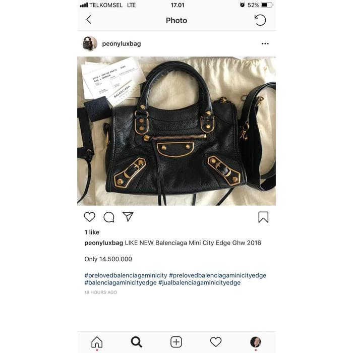 PRELOVED BALENCIAGA MINI CITY