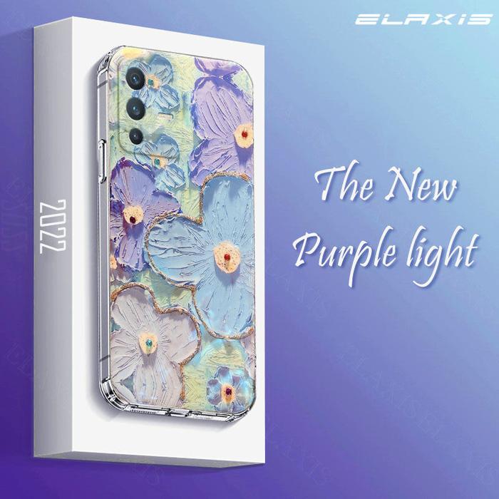 VIVO V23 5G Casing Ponsel Mewah Ultra-tipis Bunga Berlian Imitasi