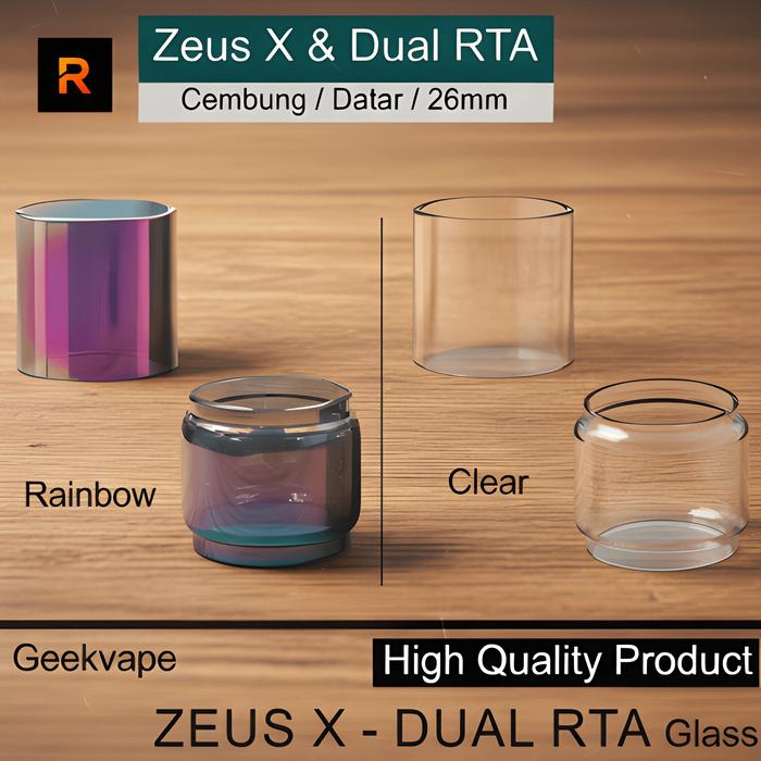 [TERLARIS] Kaca Expansi Zeus X Datar Presisi Glass Tank Replacement Siap Kirim