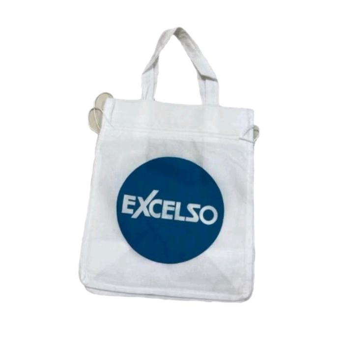 GoodBag Excelso - Tas dengan Logo Excelso di Warna Putih