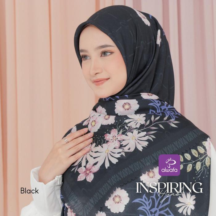 Alwafa Hijab Pucuk Scarf Printing Motif Pucuk Melayu