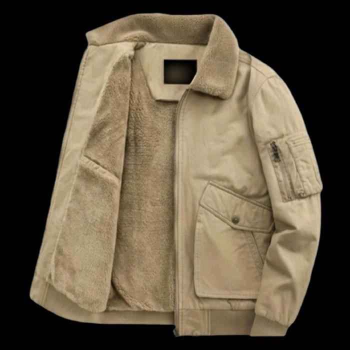 Jaket Pria Model Terbaru Jaket Musim Dingin Jaket Bomber Bulu Serva dengan Desain Modern dan Nyaman