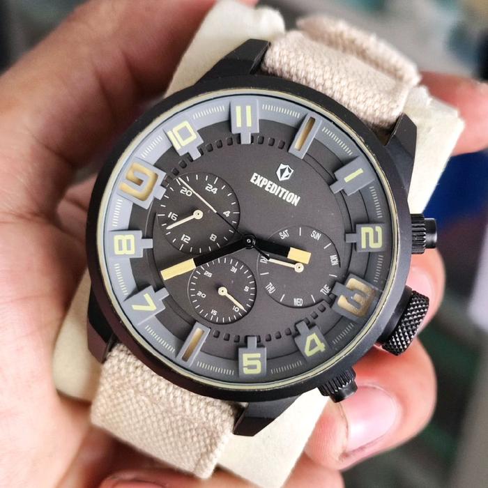 jam tangan Expedition E6629M Original Second mulus