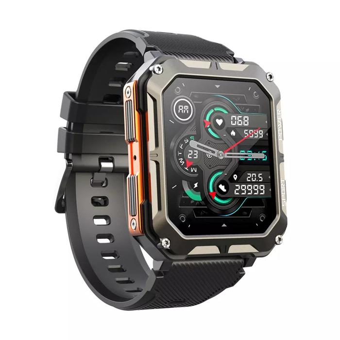 IMPORT C20 PRO SMART WATCH MEN BLUETOOTH CALL OUTDOOR SPORTS 1.83INCH LARGE SCREEN VOICE ASSISTANT F