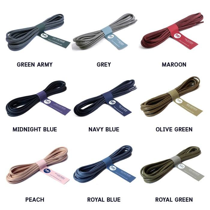 Tali Lilin Gepeng (Flat) 120cm 3.5mm Untuk Boots