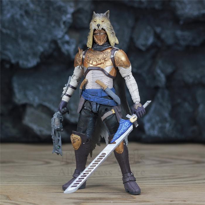 Mainan McFarlane DESTINY Iron Banner Hunter Fall Warlock CAYDE-6