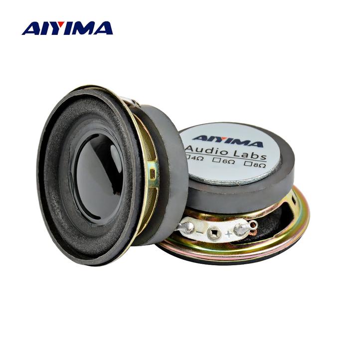 AIYIMA 2Pcs 2 Inch Mini Audio Portable Speakers 45mm 4Ohm 3W Tweeter