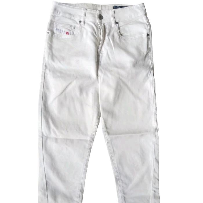 Diesel Candys-Ne Made In Italy Women White Premium Skinny Denim W23 Putih Celana Panjang Cewek Wanit