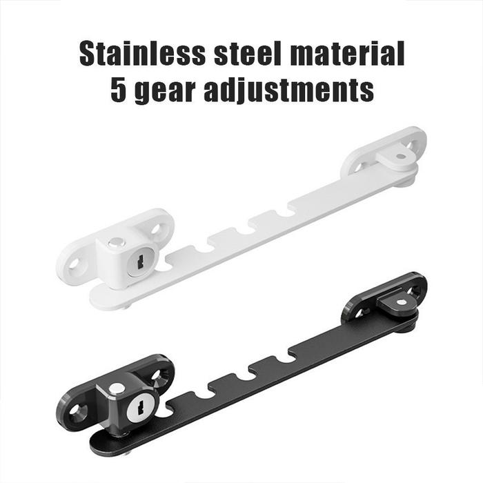 Kunci Pengaman Jendela Anak Bayi Adjustable Bahan Stainless Aluminium Hak Angin Jendela Stainless T