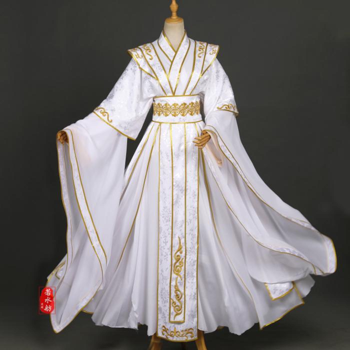 Heaven kostum Cosplay berkat Xie Lian resmi gaun pernikahan Yueshen