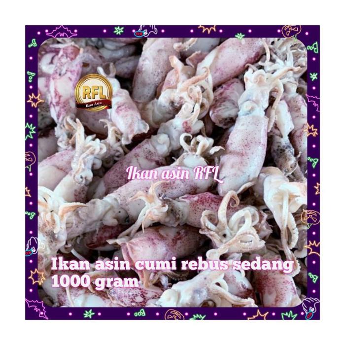 ikan asin / cumi asin / cumi rebus sedang 1000 gram