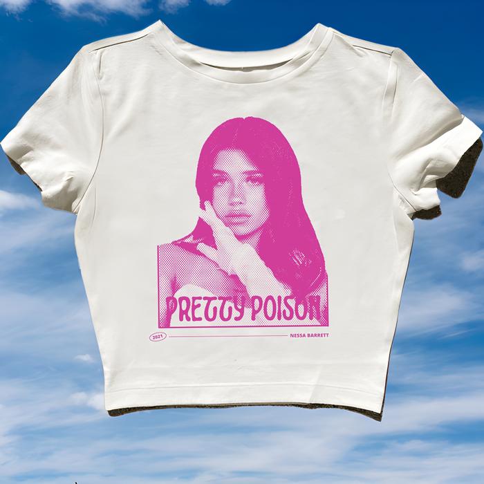 CROP TOP PRETTY POISON | GRUNGE | CROPTOP | BAND METAL MUSIK ROCK | CROP TEE STYLE Y2K VINTAGE AESTH