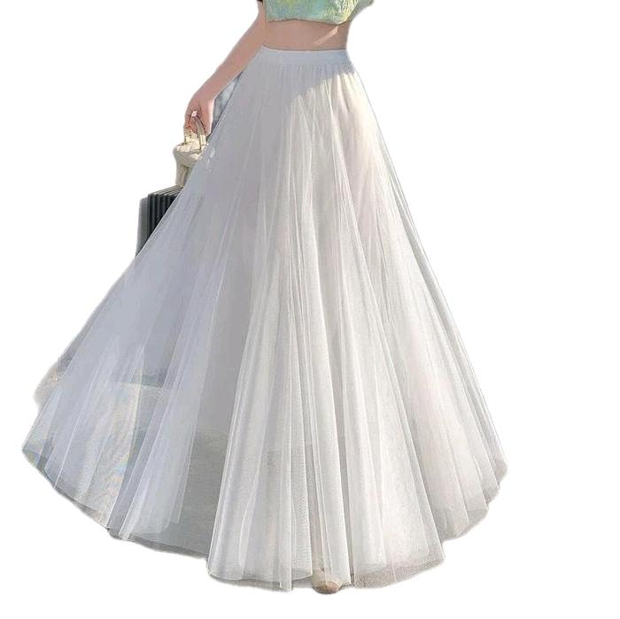 rok tutu putih