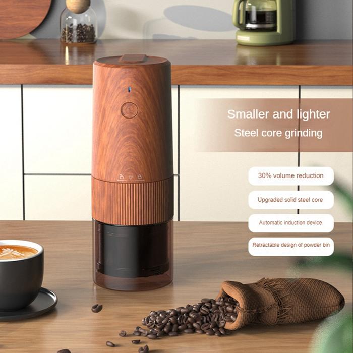 Coffee Grinder Electric Espresso Coffee Bean Grinder Powder Bin