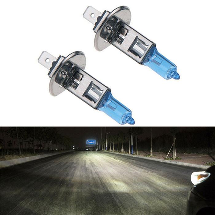 2PCS H1 12V 100W Halogen White 6000k Head Light Lamp Globes Bulbs Fog