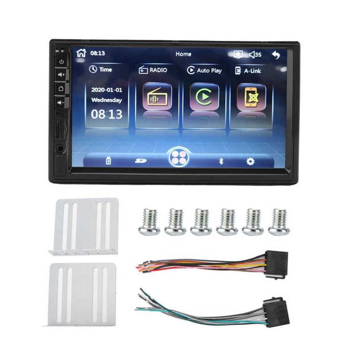 Aksesori Mobil Dvd Voiture 7in Pemutar Multimedia Mobil GPS CD DVD