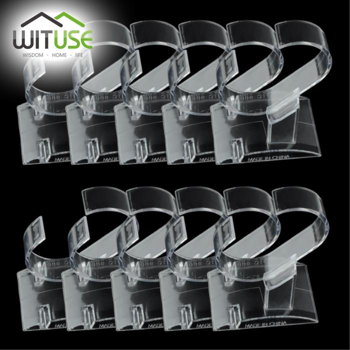 Hot Sale New Fashion 10pc Acrylic Bracelet Jewelry Wrist Watch Display Rack Holder Show Case Stand T