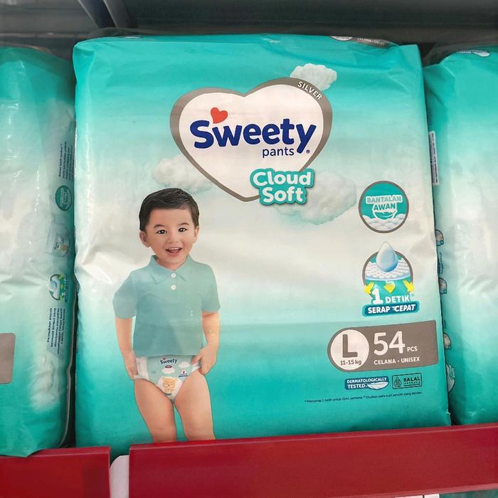 popok sweety silver pants L 54