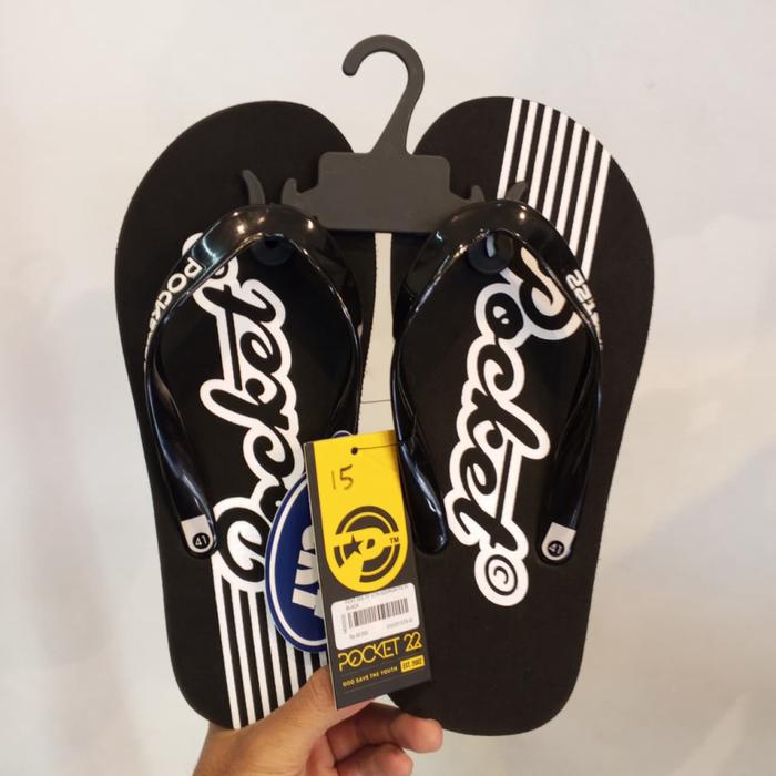 Sandal Jepit Pria Wanita Flipflop Spon Distro Pocket22 1279 Qourgatte