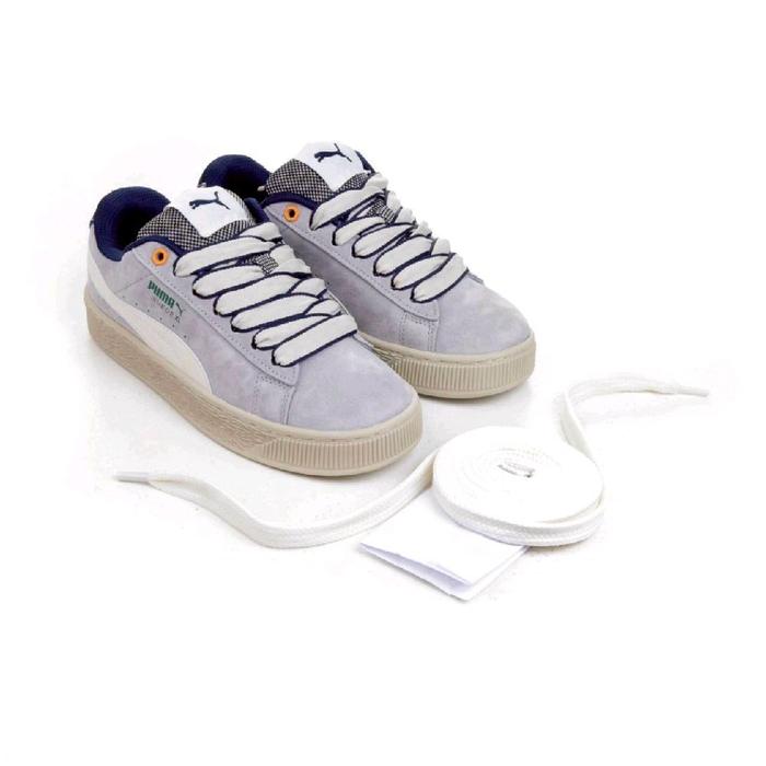 Puma Sepatu Sneakers Pria Suede XL Skate Serve Cool Light Grey 100% BNIB dengan Desain Nyaman dan Ta
