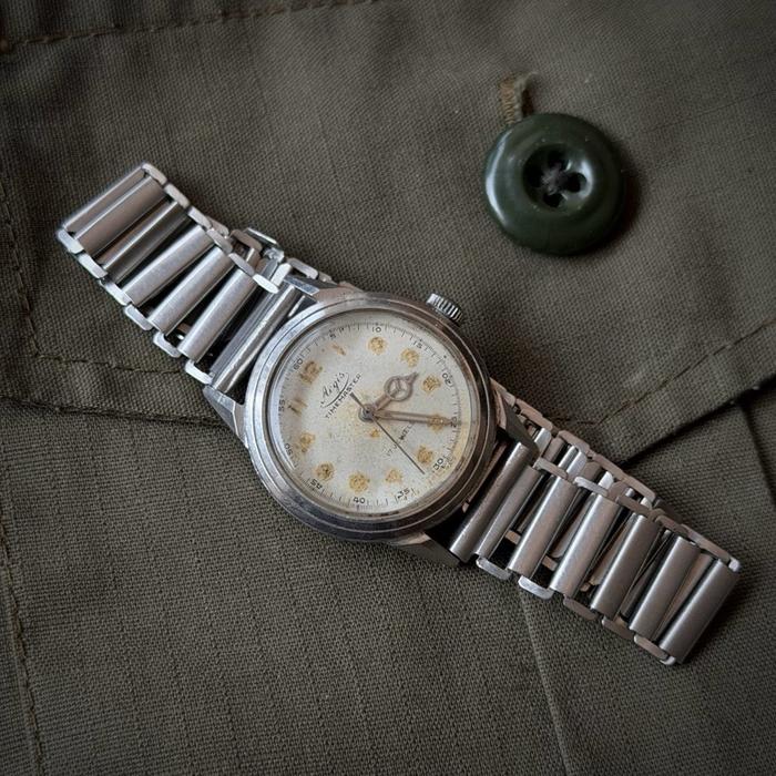 JAMAN PERANG DUNIA ! jam tangan aegis tahun 1940 by montres wyler military Switzerland manual windin