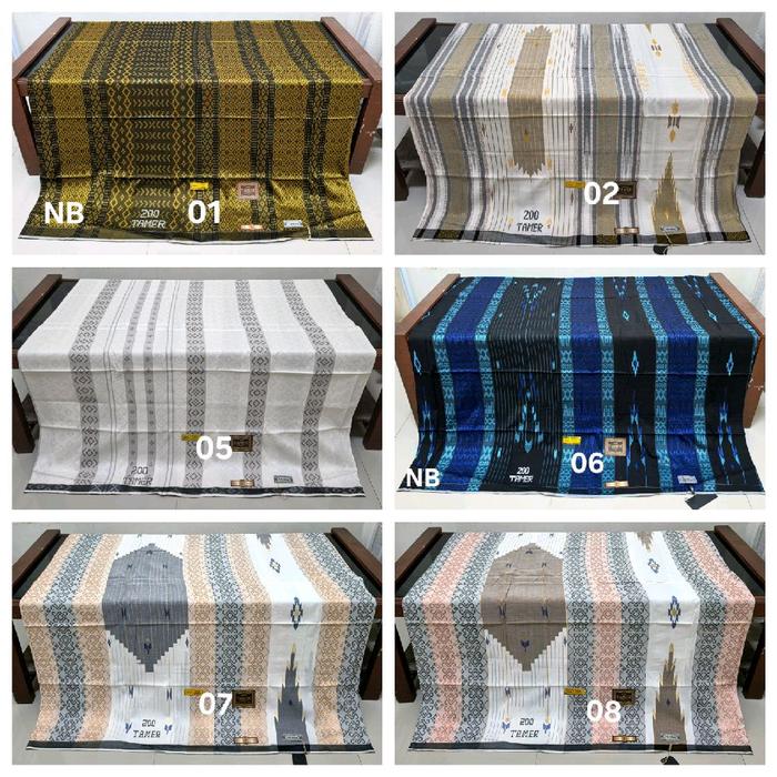 Sarung Tamer 200 Motif Timbul Songket Original, Sarung Tamer 200 Gold Original