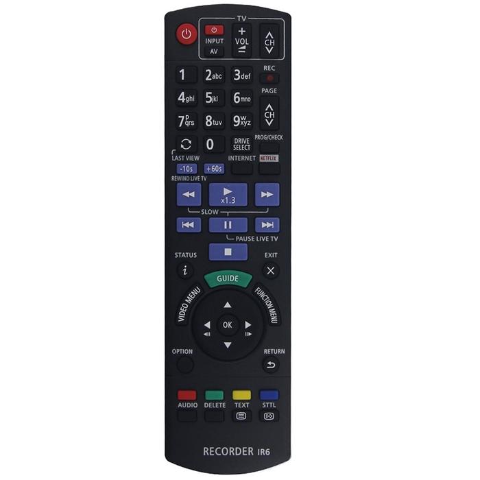 Remote Control Replacement N2QAYB001077 For Panasonic DVD Recorder