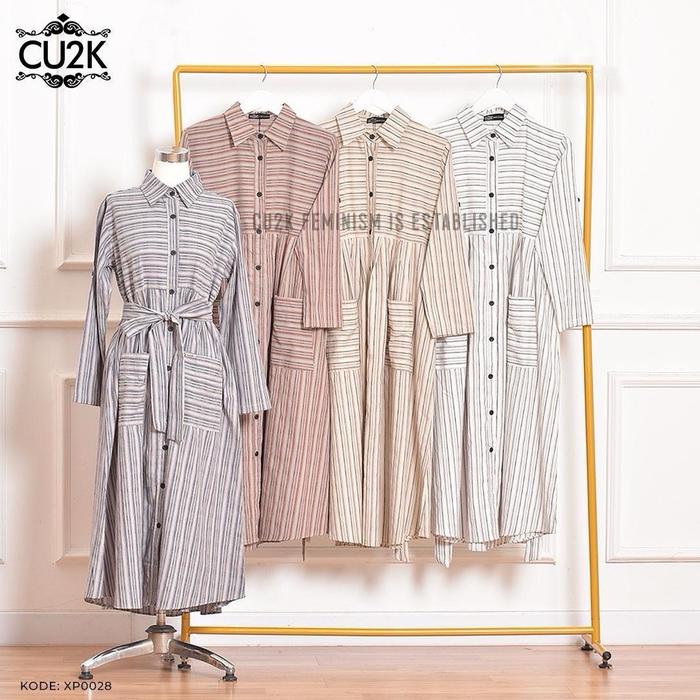Midi dres cu2k All size bahan katun cu2k feminism is established