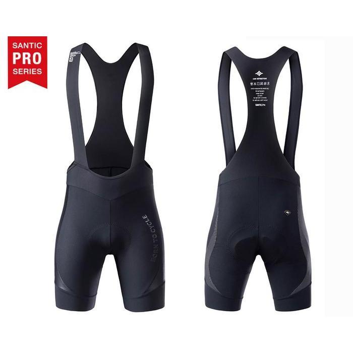 Celana Sepeda BIB Santic PRO - Santic BIB Vest Pant M9C05108 - Padding Elastic Interface - XXL