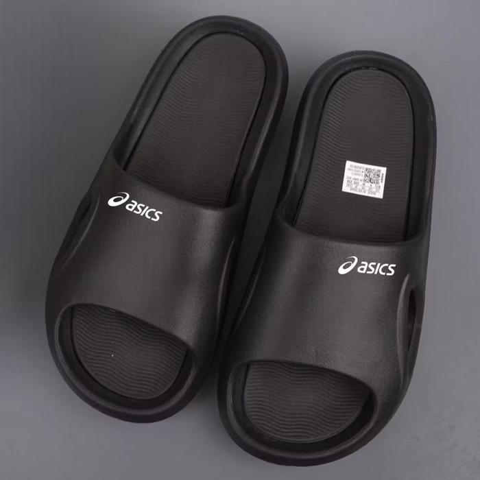Sandal Slop Asics Pria Sendal Slip On Karet Cowok