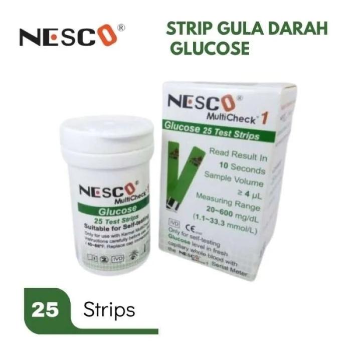 Nesco Gula Darah Strip / Nesco Glucose Strip Multicheck