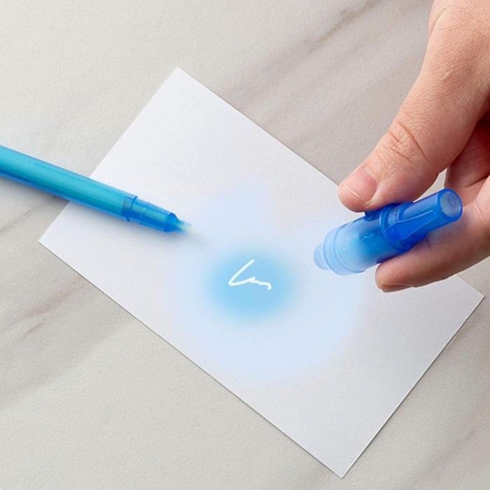 Invisible Ink Pen 24 PCS, Spy Pen with UV Light, Magic Marker for