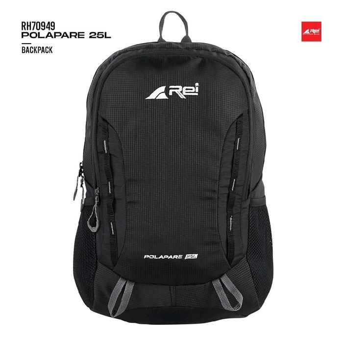 REI Ransel Tas Gendong Polapare 25L RH70949 Backpack Hitam