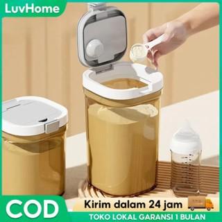 LuvHome【Besar 1KG】BPAFree Tempat Susu Bubuk Bayi Wadah Susu Toples Makanan Vacuum Sealed Box Kotak P