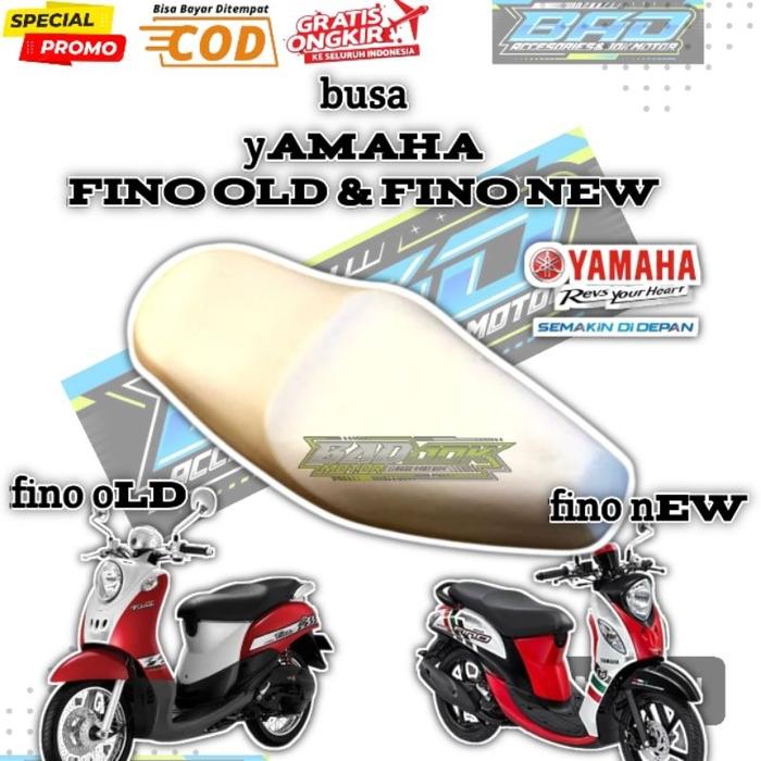 busa jok sadel spon yamaha fino empuk ori karbu fi