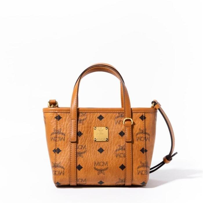 MCM Toni visetos X-mini tote bag  Cognac