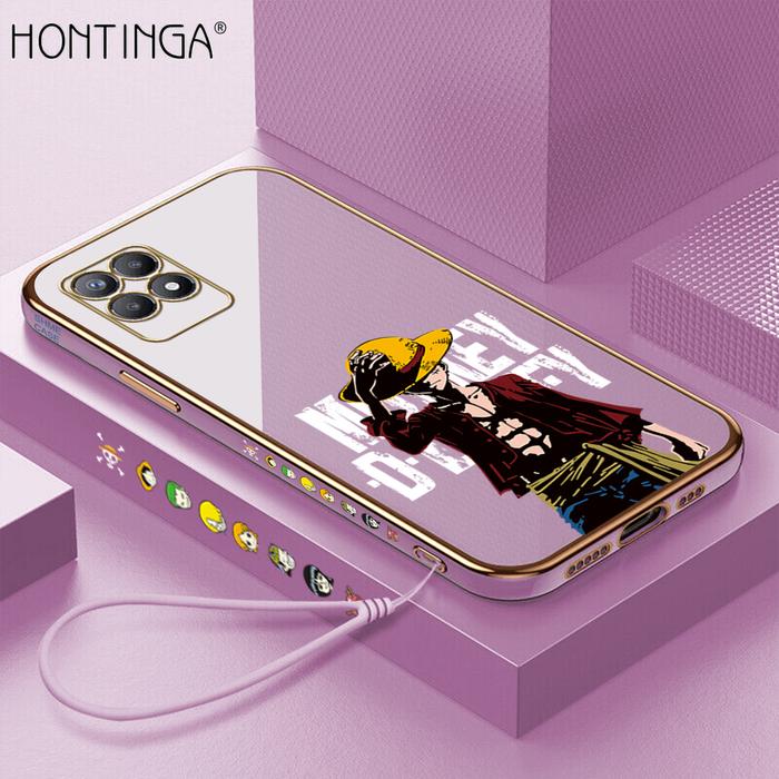 Hontinga Casing Ponsel Realme Narzo 50 Realme 8i, Pelindung HP Kotak
