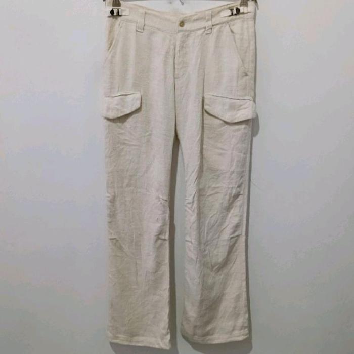 AYUITE by Issey Miyake Linen Cargo Pant Made in Japan
