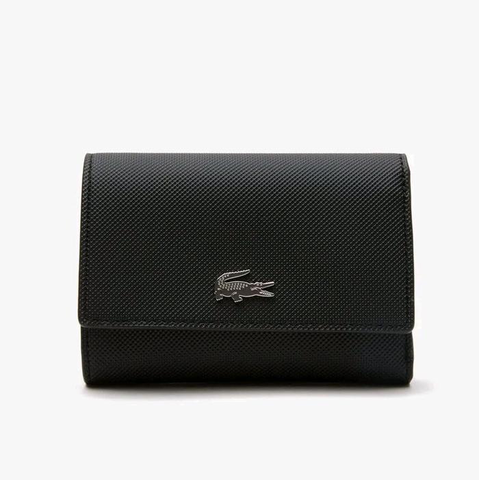 LACOSTE Women’s Lacoste Anna Snap Front Wallet Original Dompet Wanita Leather