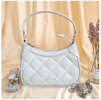 TAS WANITA CK CANVAS SCRAFT HANDLE ALCOT BAG
