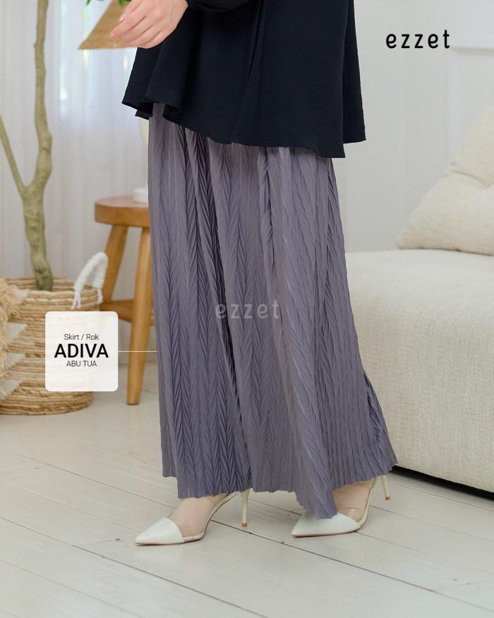 Rok Plisket Adiva By Ezzet | Skirt Premium | Plisket Hyget satin