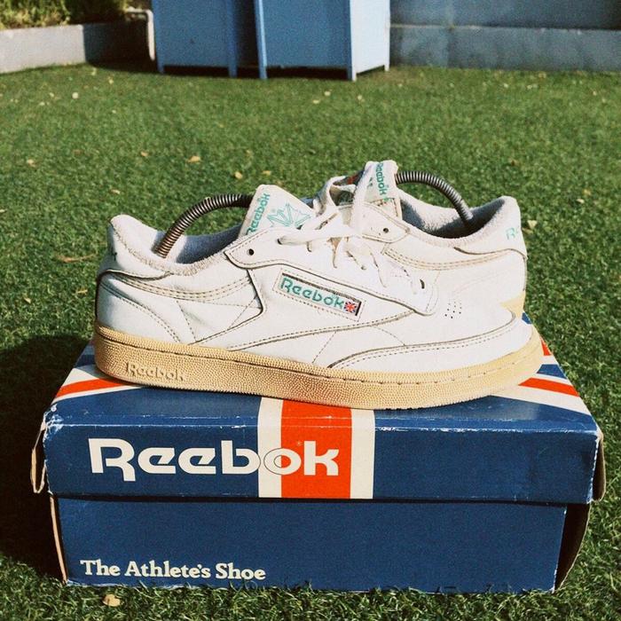 Vintage Reebok C85 TV Reebok Club C 85 TV Intense Vintage 80s iconic archive sport Size 9.5 uk 44 eu