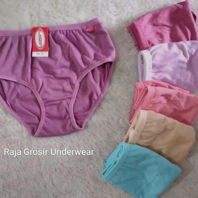 Paket ( Isi 6 Pcs ) Celana Dalam Wanita Dewasa Multiwarna / CD Aiko,Talent,2 Putri, Mirip Bahan Katu
