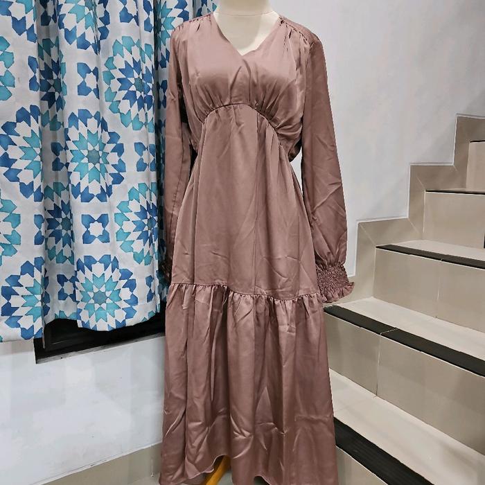 Preloved Dress Coklat Snidel Snidel Super Like New