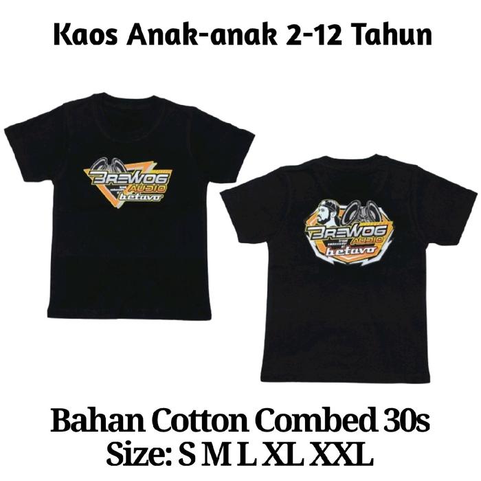 Kaos Anak-Anak Brewog Audio Betavo
