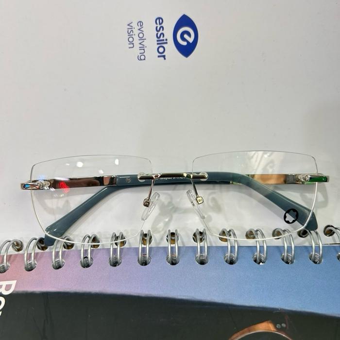 Kacamata pria frameless bor tanpa Frame premium Titanium kualitas super bisa untuk progresif baca ja